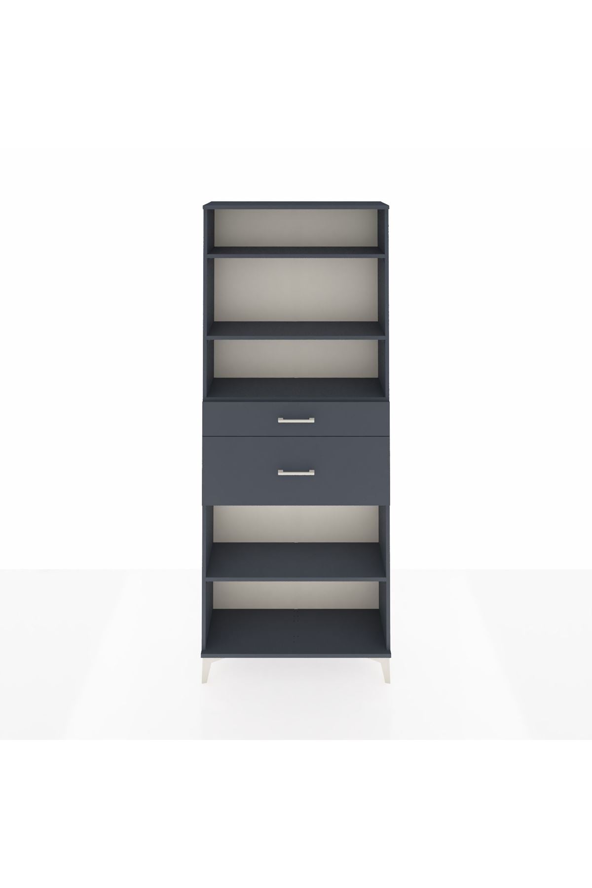 Arges Dolap 4 Raflı 2 Çekmeceli 88x30x221 - S30M173V5A