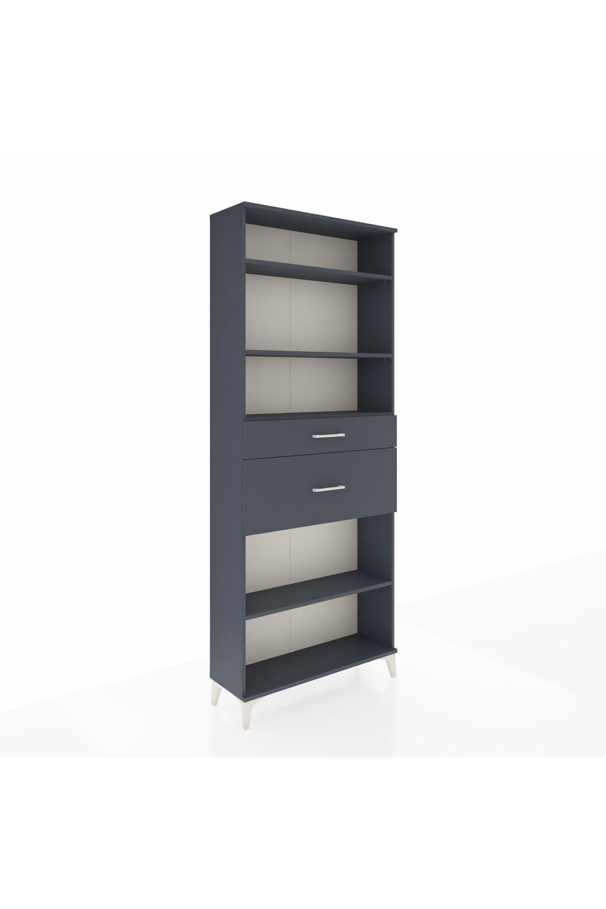 Arges Dolap 4 Raflı 2 Çekmeceli 88x30x221 - S30M173V5A
