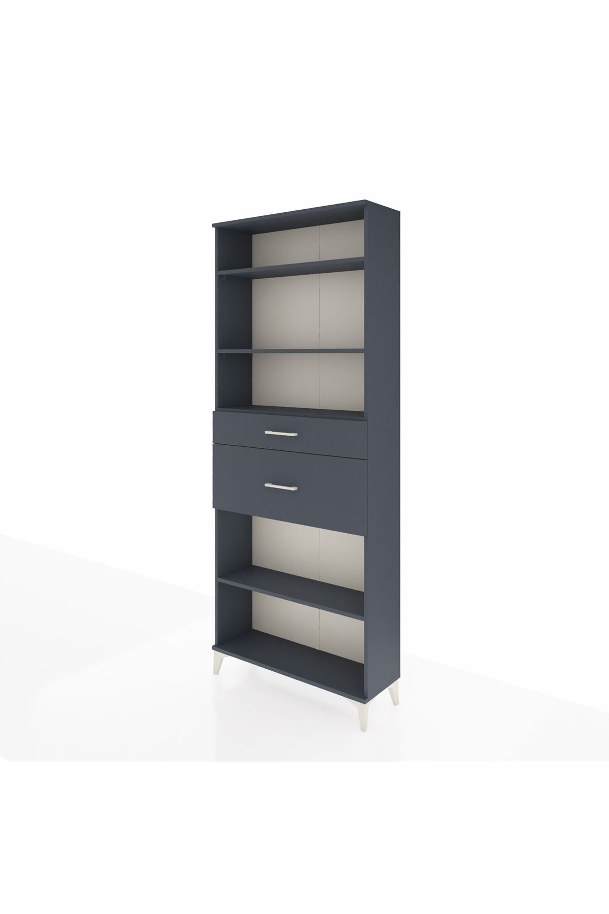 Arges Dolap 4 Raflı 2 Çekmeceli 88x30x221 - S30M173V5A
