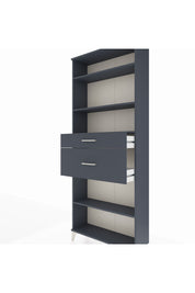 Arges Dolap 4 Raflı 2 Çekmeceli 88x30x221 - S30M173V5A