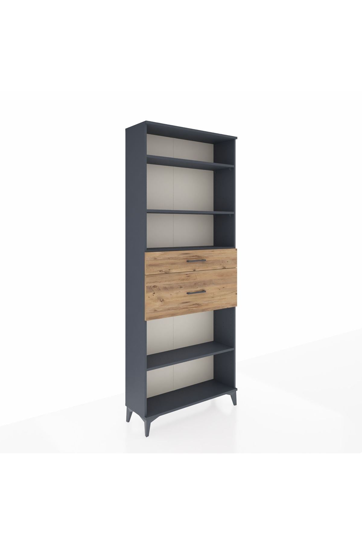 Arges Dolap 4 Raflı 2 Çekmeceli 88x30x221 - S30M173V6A