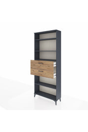 Arges Dolap 4 Raflı 2 Çekmeceli 88x30x221 - S30M173V6A