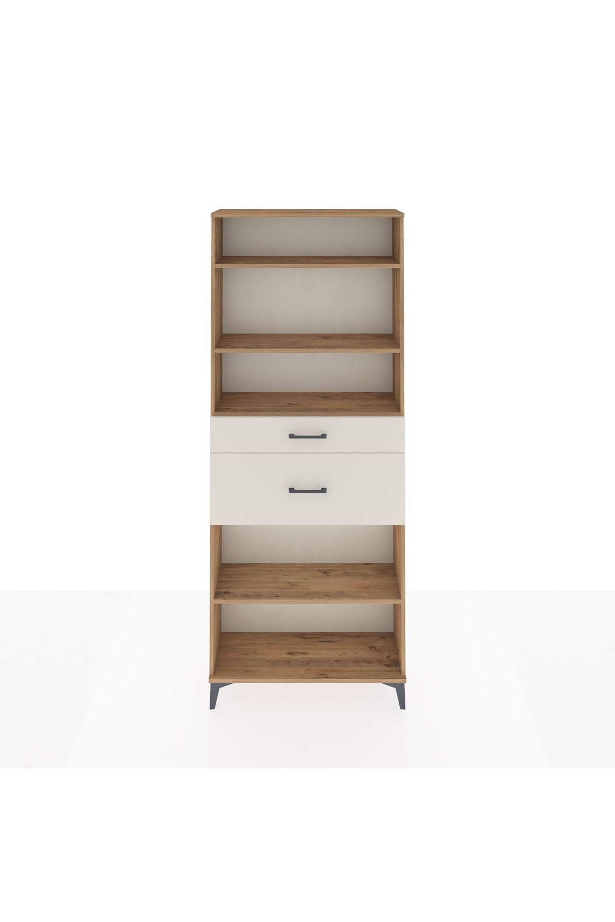 Arges Dolap 4 Raflı 2 Çekmeceli 88x30x221 - S30M173V7A