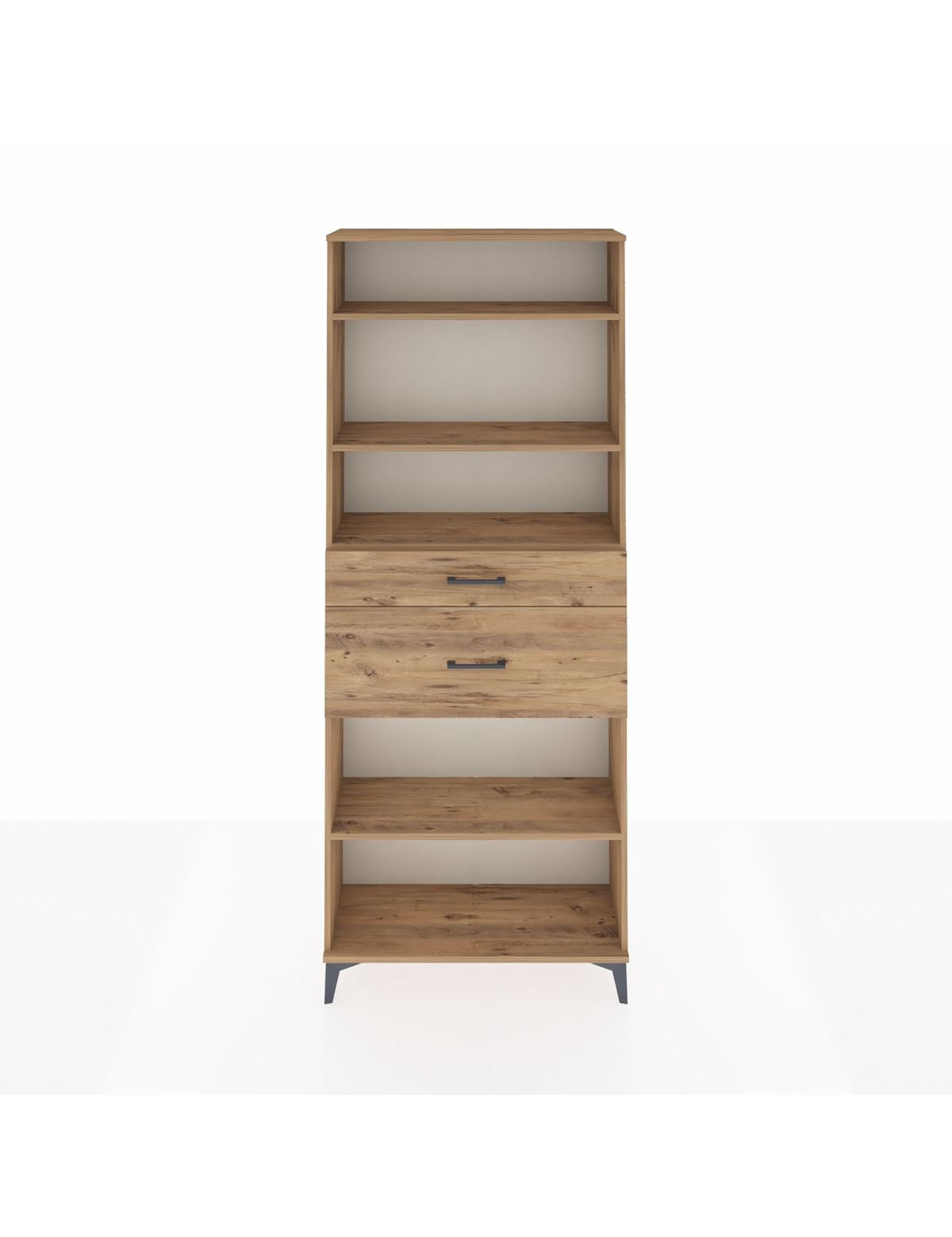 Arges Dolap 4 Raflı 2 Çekmeceli 88x30x221 - S30M173V9A