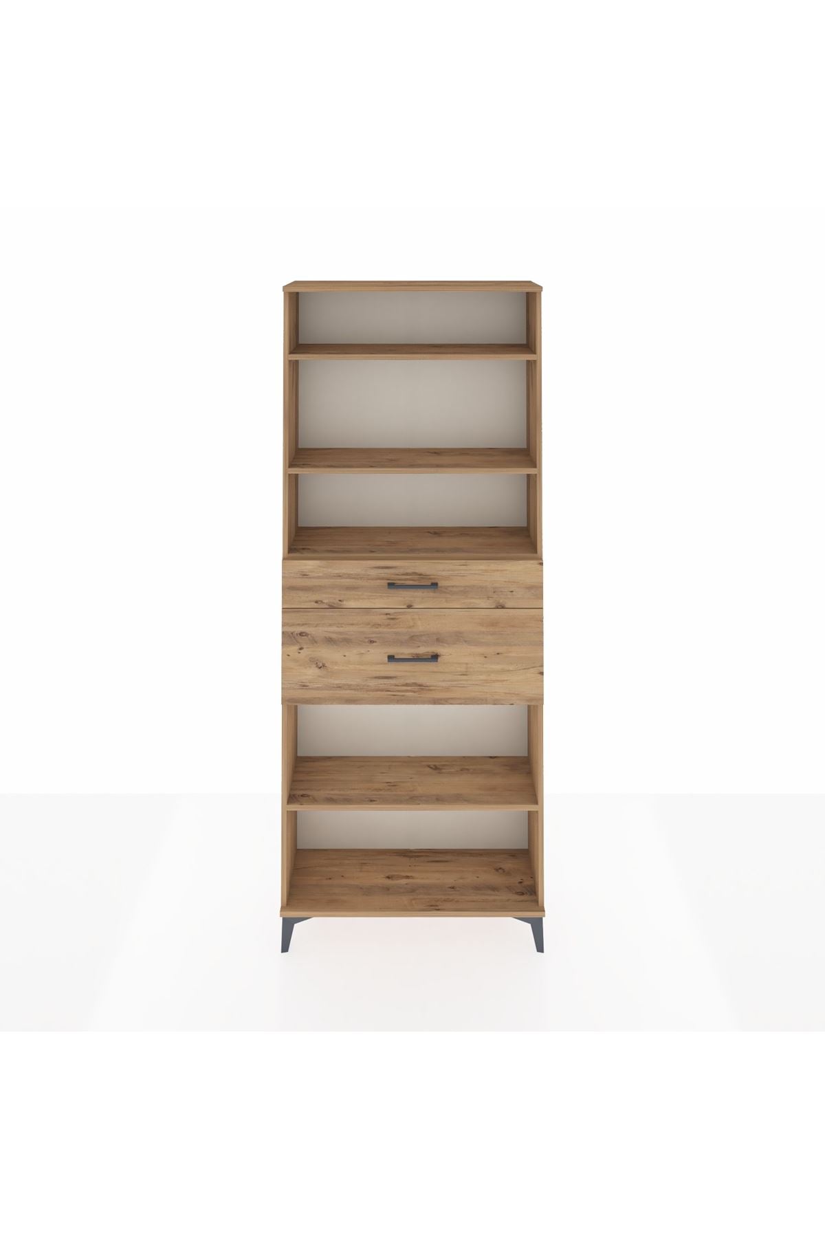 Arges Dolap 4 Raflı 2 Çekmeceli 88x30x221 - S30M173V9A