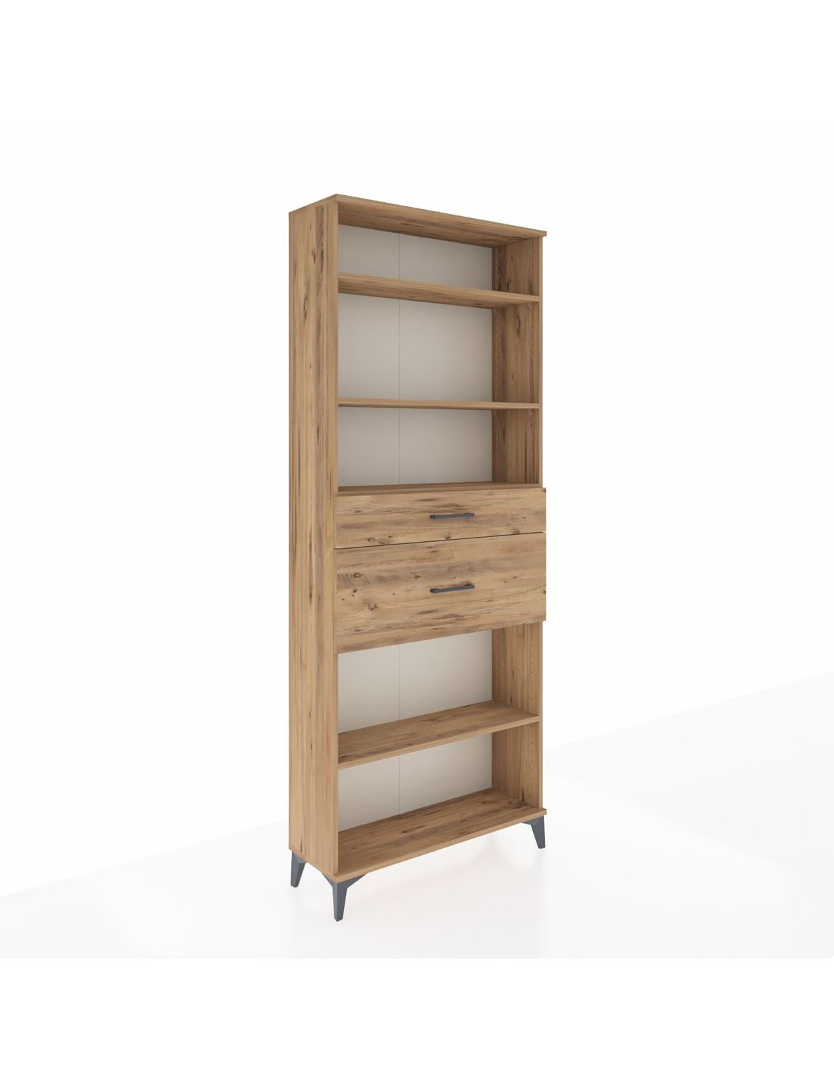 Arges Dolap 4 Raflı 2 Çekmeceli 88x30x221 - S30M173V9A