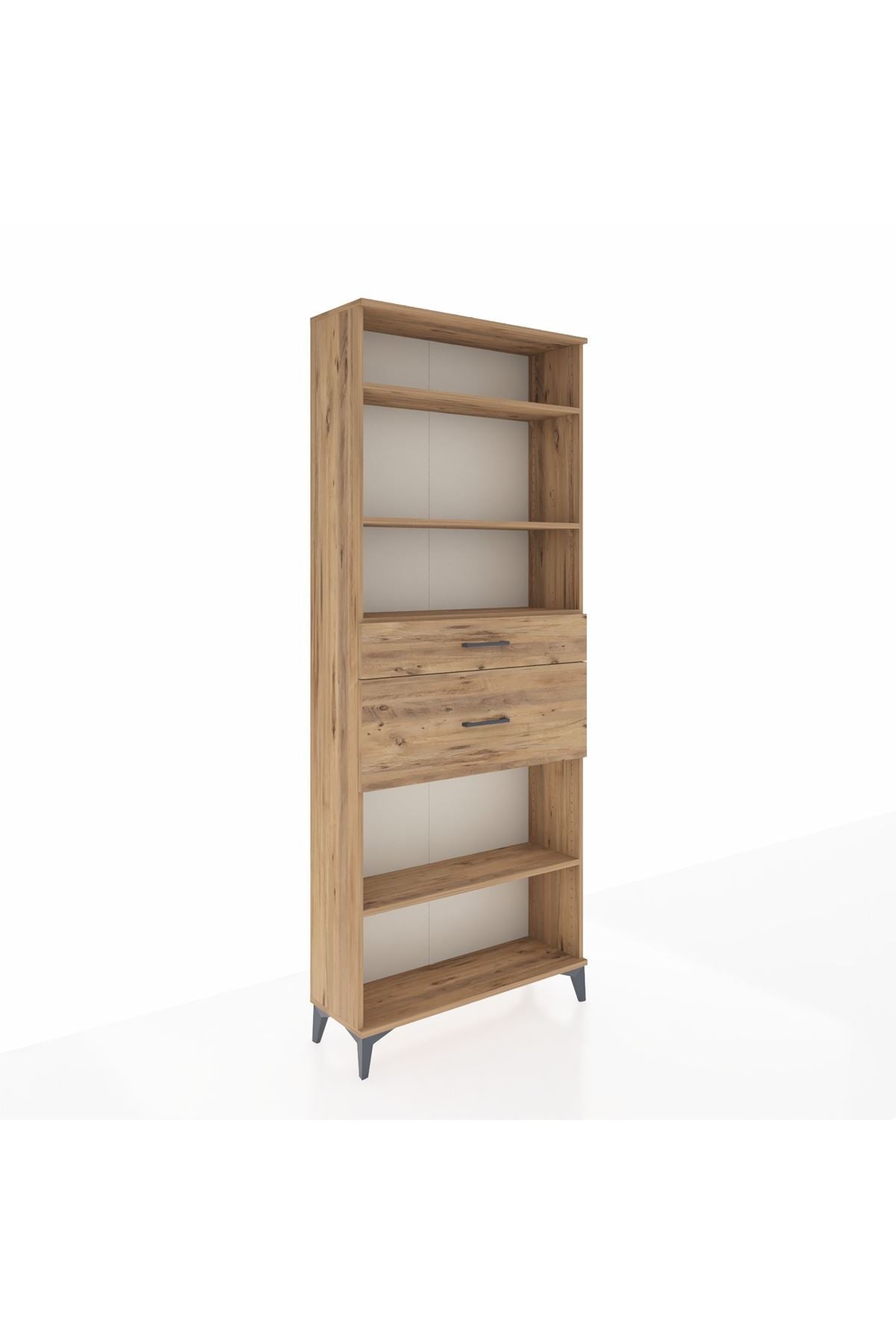 Arges Dolap 4 Raflı 2 Çekmeceli 88x30x221 - S30M173V9A
