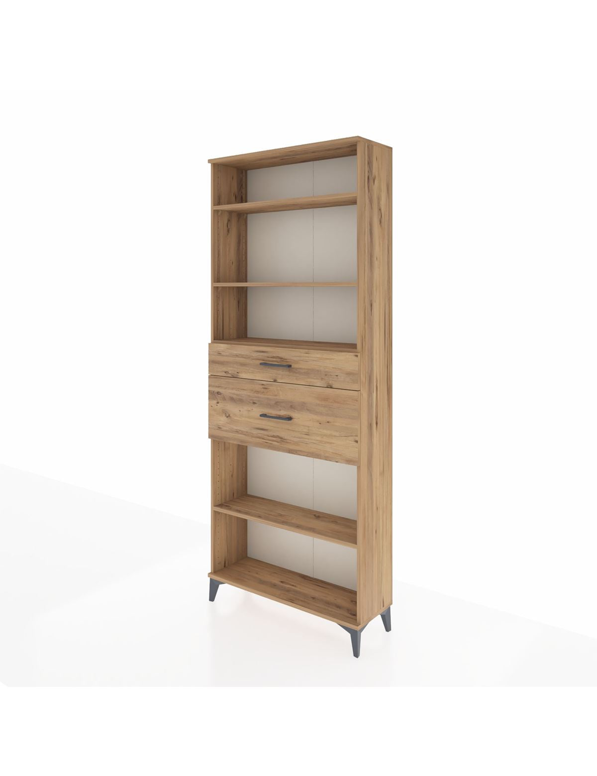 Arges Dolap 4 Raflı 2 Çekmeceli 88x30x221 - S30M173V9A