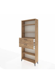 Arges Dolap 4 Raflı 2 Çekmeceli 88x30x221 - S30M173V9A