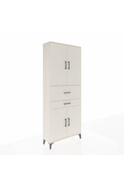 Arges Dolap 4 Raflı 2 Çekmeceli 4 Kapaklı 88x30x221 - S30M174V1A