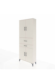 Arges Dolap 4 Raflı 2 Çekmeceli 4 Kapaklı 88x30x221 - S30M174V1A