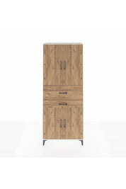 Arges Dolap 4 Raflı 2 Çekmeceli 4 Kapaklı 88x30x221 - S30M174V3A