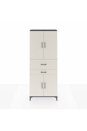 Arges Dolap 4 Raflı 2 Çekmeceli 4 Kapaklı 88x30x221 - S30M174V4A
