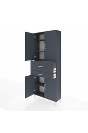 Arges Dolap 4 Raflı 2 Çekmeceli 4 Kapaklı 88x30x221 - S30M174V5A