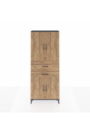Arges Dolap 4 Raflı 2 Çekmeceli 4 Kapaklı 88x30x221 - S30M174V6A