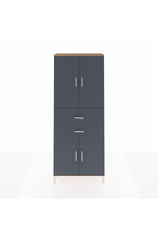 Arges Dolap 4 Raflı 2 Çekmeceli 4 Kapaklı 88x30x221 - S30M174V8A