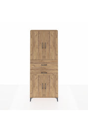 Arges Dolap 4 Raflı 2 Çekmeceli 4 Kapaklı 88x30x221 - S30M174V9A