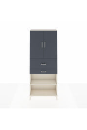 Arges Dolap 4 Raflı 2 Çekmeceli 2 Kapaklı 88x30x221 - S30M175V2A