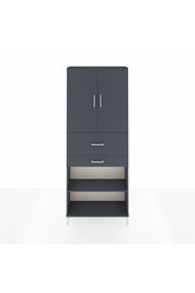 Arges Dolap 4 Raflı 2 Çekmeceli 2 Kapaklı 88x30x221 - S30M175V5A