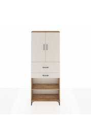Arges Dolap 4 Raflı 2 Çekmeceli 2 Kapaklı 88x30x221 - S30M175V7A