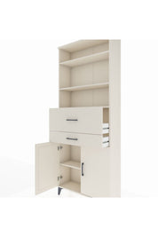 Arges Dolap 4 Raflı 2 Çekmeceli 2 Kapaklı 88x30x221 - S30M176V1A