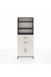 Arges Dolap 4 Raflı 2 Çekmeceli 2 Kapaklı 88x30x221 - S30M176V4A