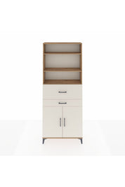 Arges Dolap 4 Raflı 2 Çekmeceli 2 Kapaklı 88x30x221 - S30M176V7A