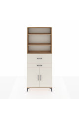 Arges Dolap 4 Raflı 2 Çekmeceli 2 Kapaklı 88x30x221