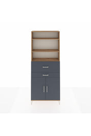 Arges Dolap 4 Raflı 2 Çekmeceli 2 Kapaklı 88x30x221 - S30M176V8A