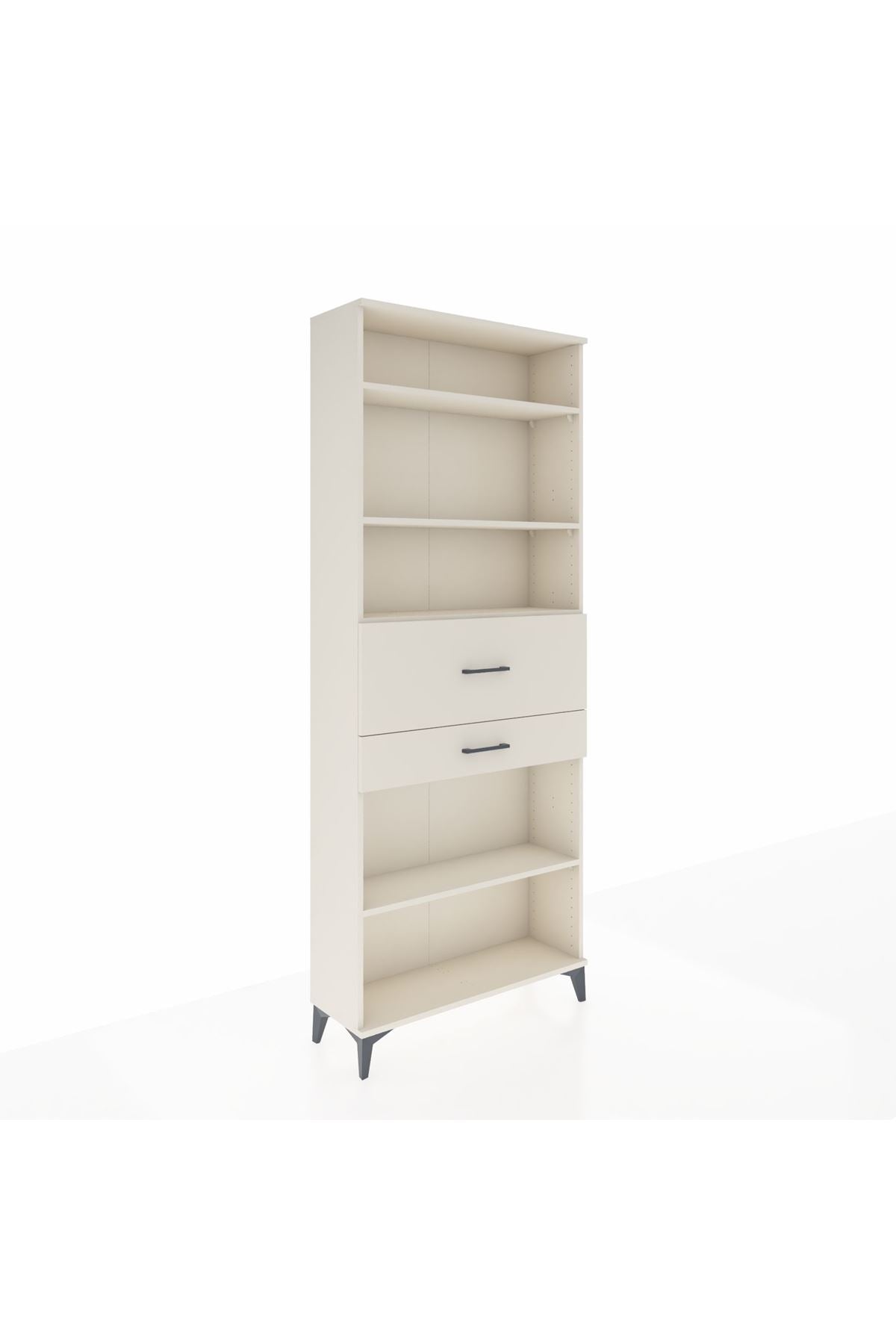 Arges Dolap 4 Raflı 2 Çekmeceli 88x30x221 - S30M177V1A