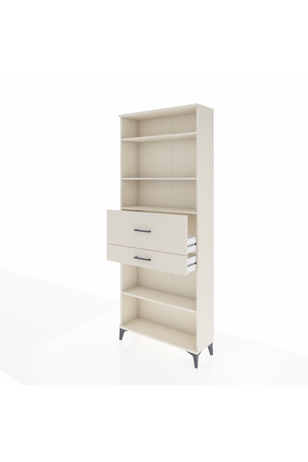 Arges Dolap 4 Raflı 2 Çekmeceli 88x30x221 - S30M177V1A