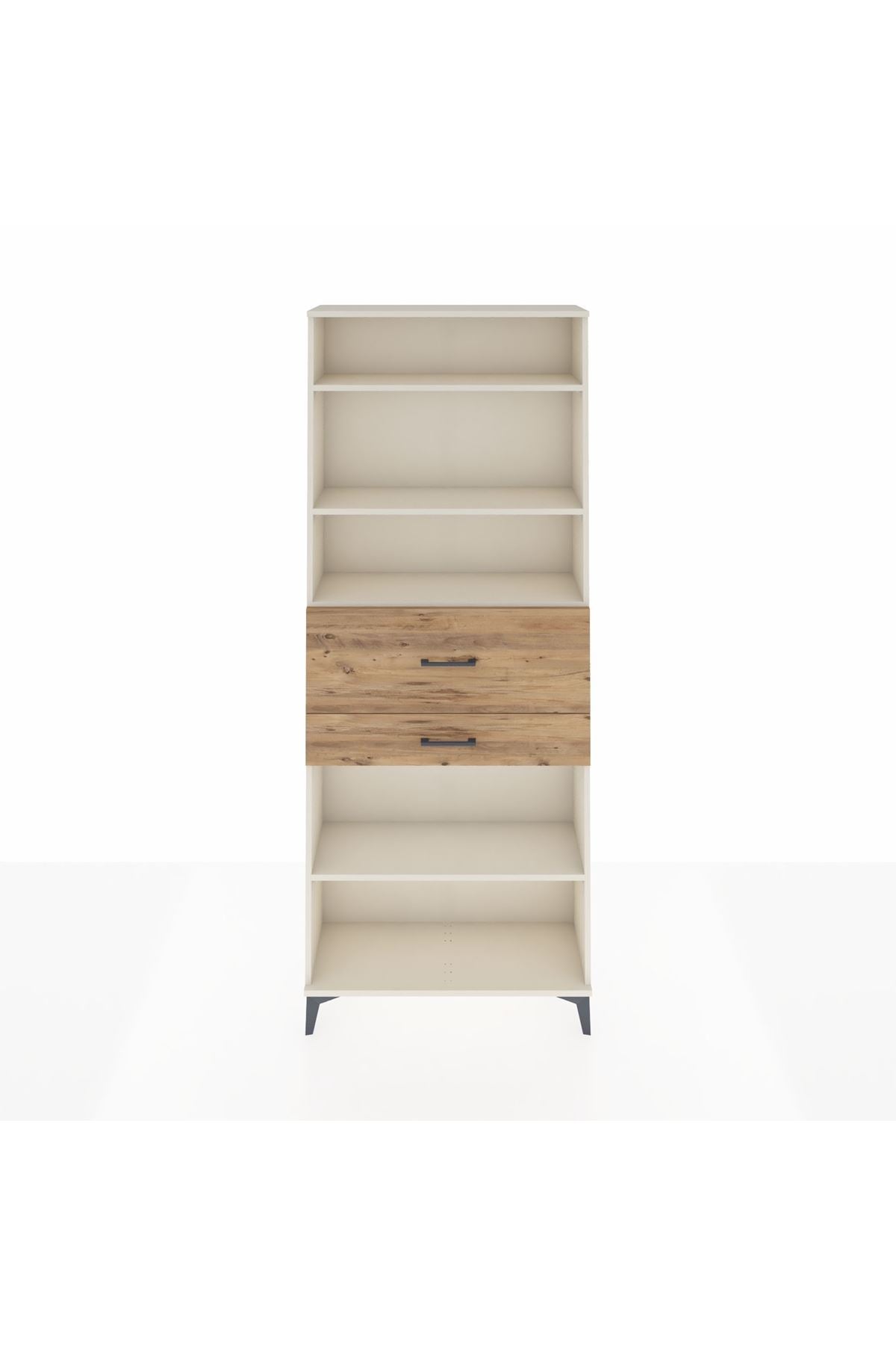 Arges Dolap 4 Raflı 2 Çekmeceli 88x30x221 - S30M177V3A