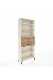 Arges Dolap 4 Raflı 2 Çekmeceli 88x30x221 - S30M177V3A