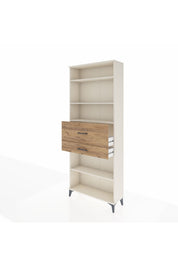 Arges Dolap 4 Raflı 2 Çekmeceli 88x30x221 - S30M177V3A