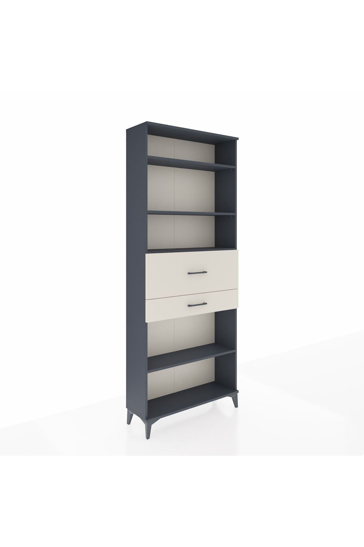 Arges Dolap 4 Raflı 2 Çekmeceli 88x30x221 - S30M177V4A