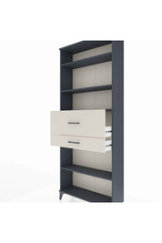 Arges Dolap 4 Raflı 2 Çekmeceli 88x30x221 - S30M177V4A