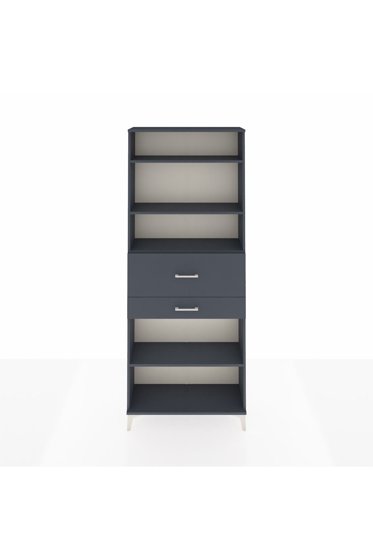 Arges Dolap 4 Raflı 2 Çekmeceli 88x30x221 - S30M177V5A