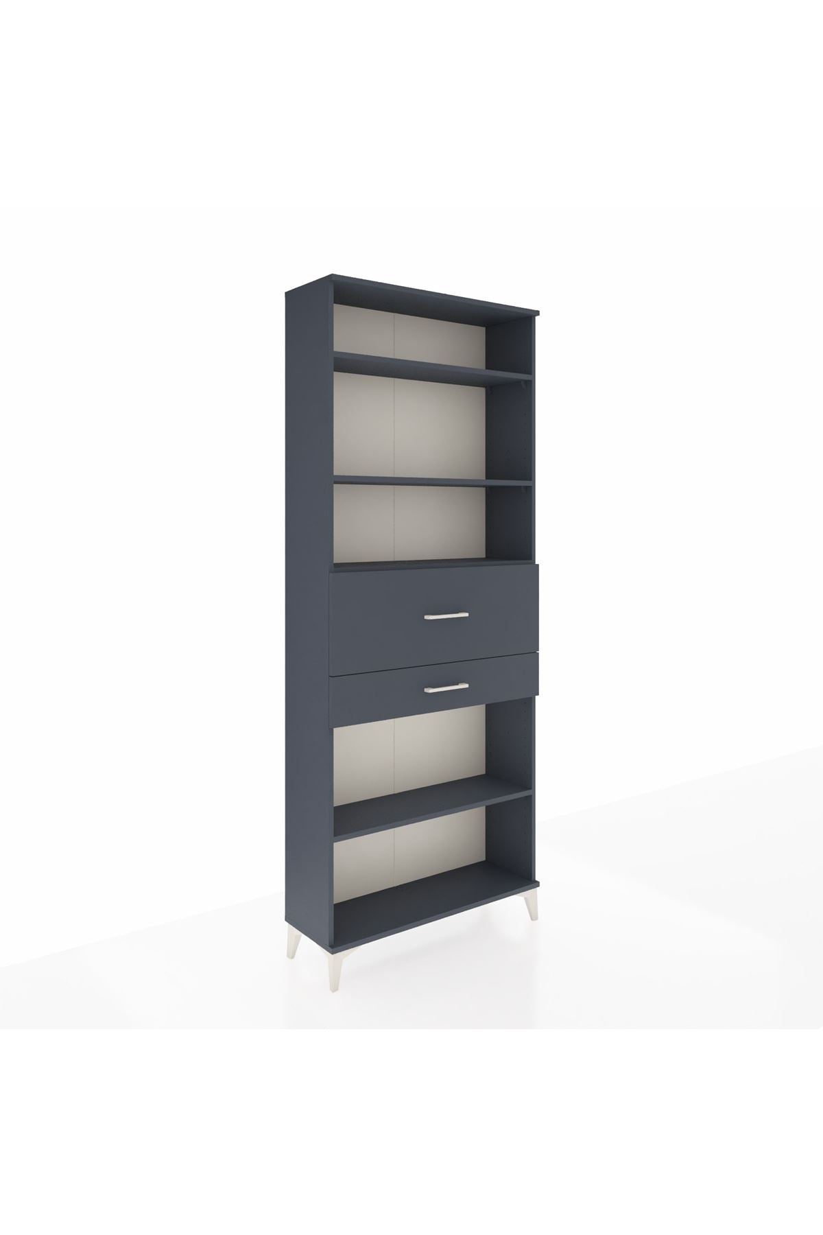 Arges Dolap 4 Raflı 2 Çekmeceli 88x30x221 - S30M177V5A