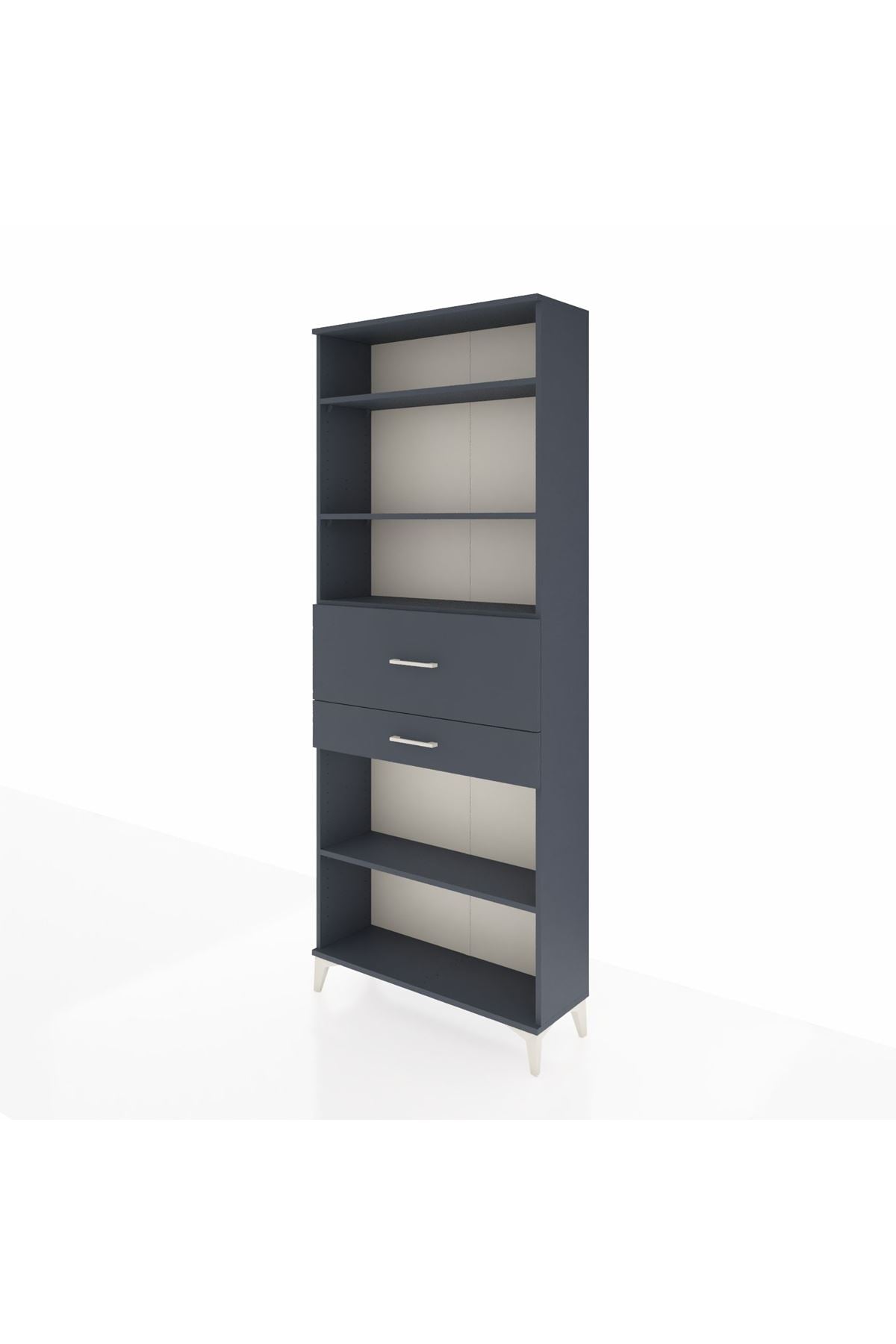 Arges Dolap 4 Raflı 2 Çekmeceli 88x30x221 - S30M177V5A
