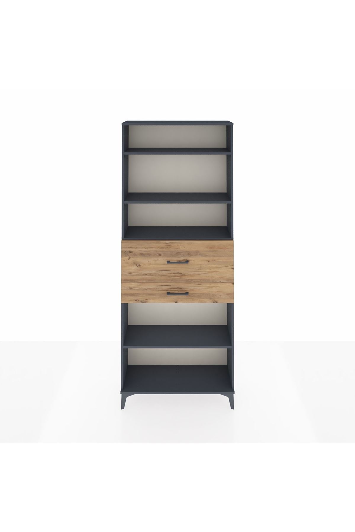 Arges Dolap 4 Raflı 2 Çekmeceli 88x30x221 - S30M177V6A