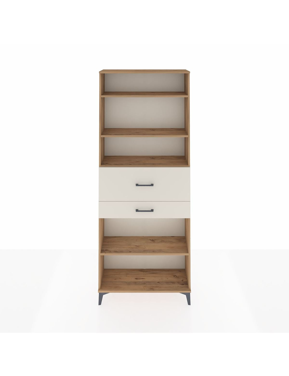 Arges Dolap 4 Raflı 2 Çekmeceli 88x30x221 - S30M177V7A
