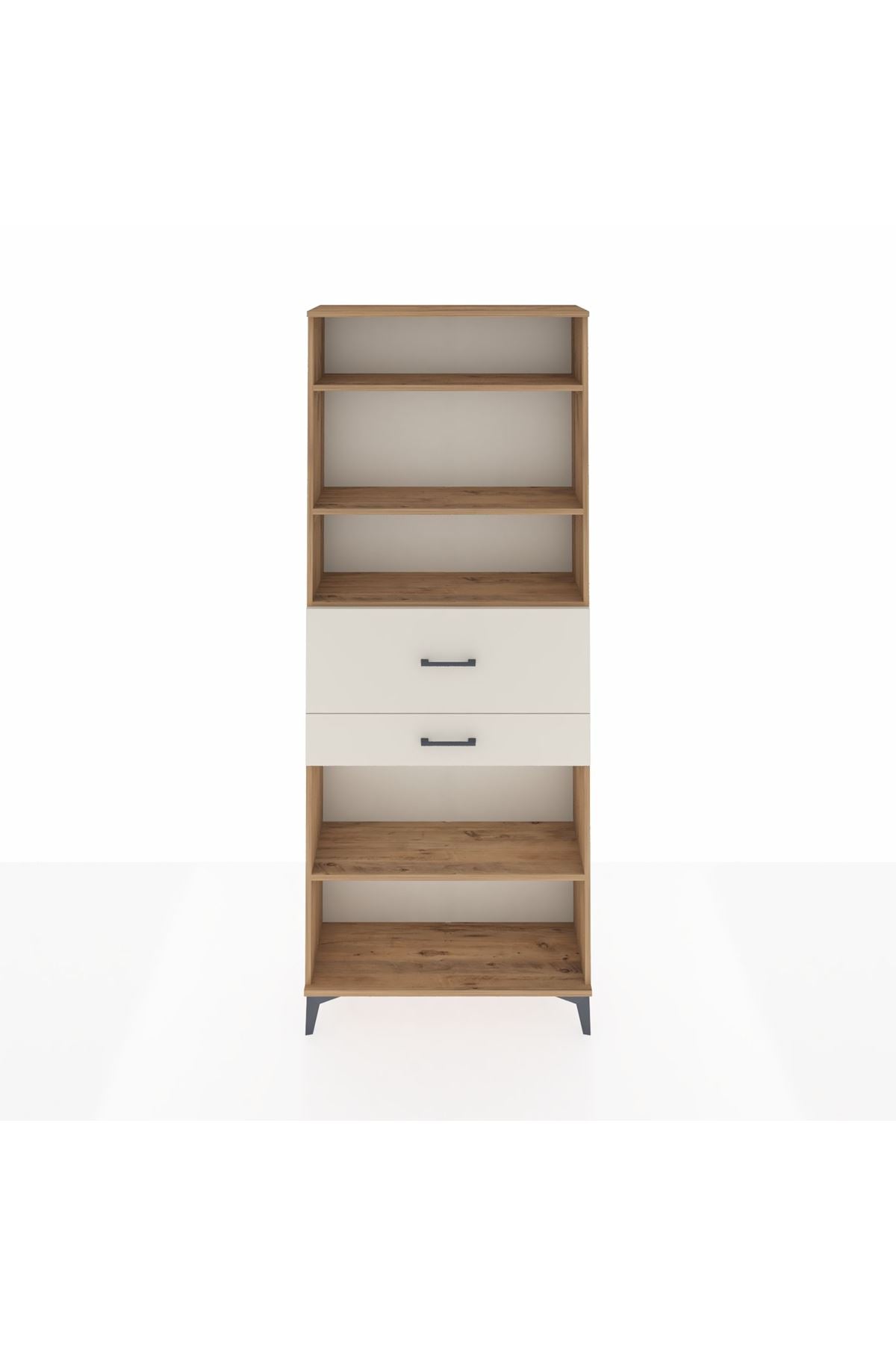 Arges Dolap 4 Raflı 2 Çekmeceli 88x30x221 - S30M177V7A