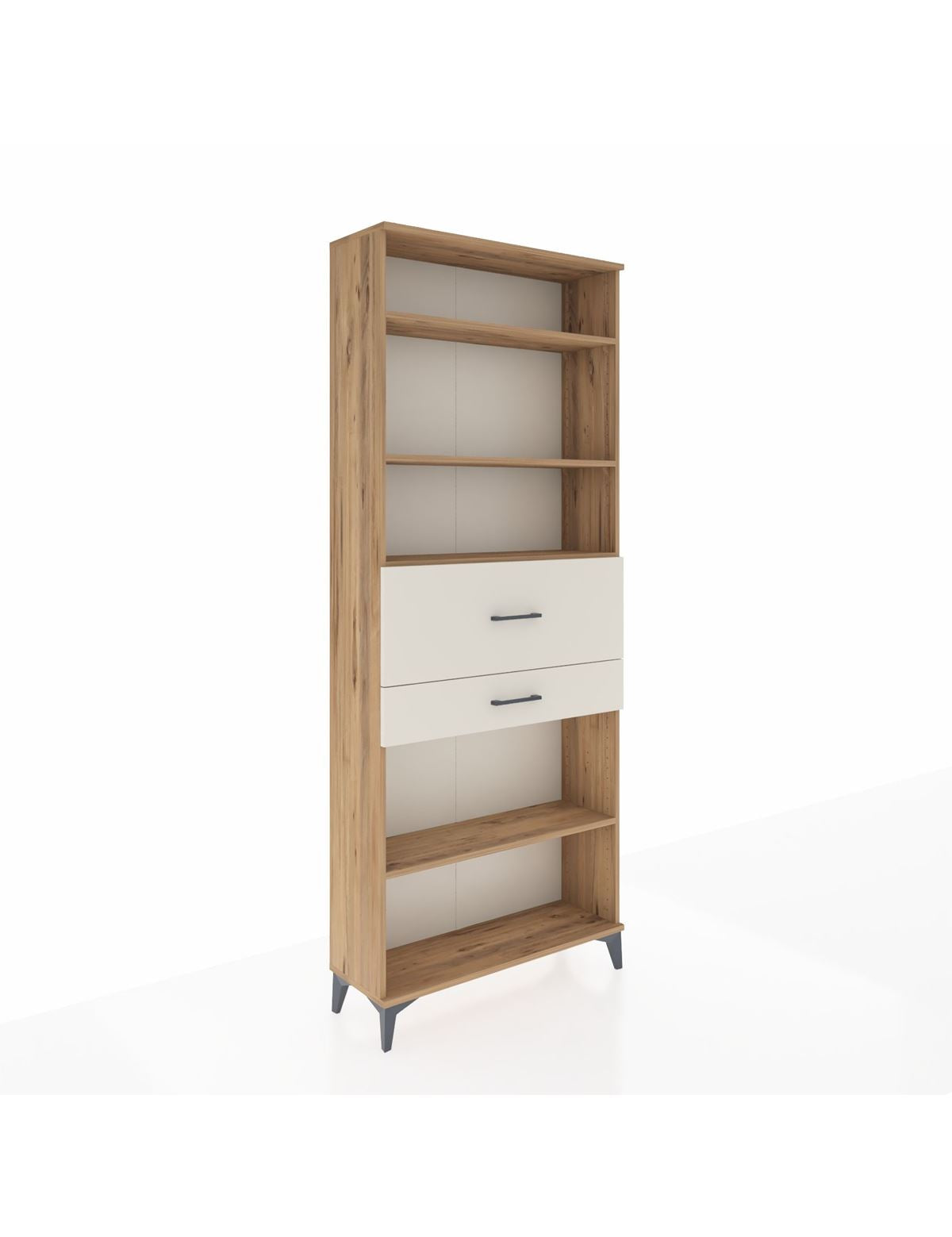 Arges Dolap 4 Raflı 2 Çekmeceli 88x30x221 - S30M177V7A