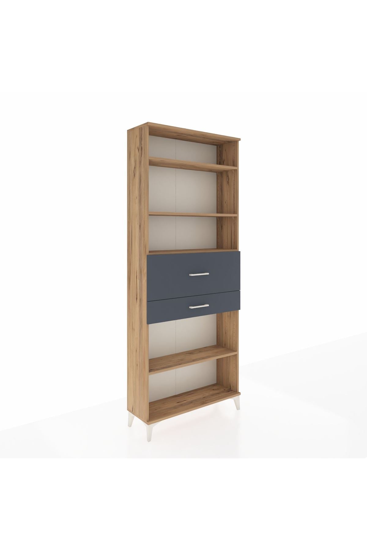 Arges Dolap 4 Raflı 2 Çekmeceli 88x30x221 - S30M177V8A