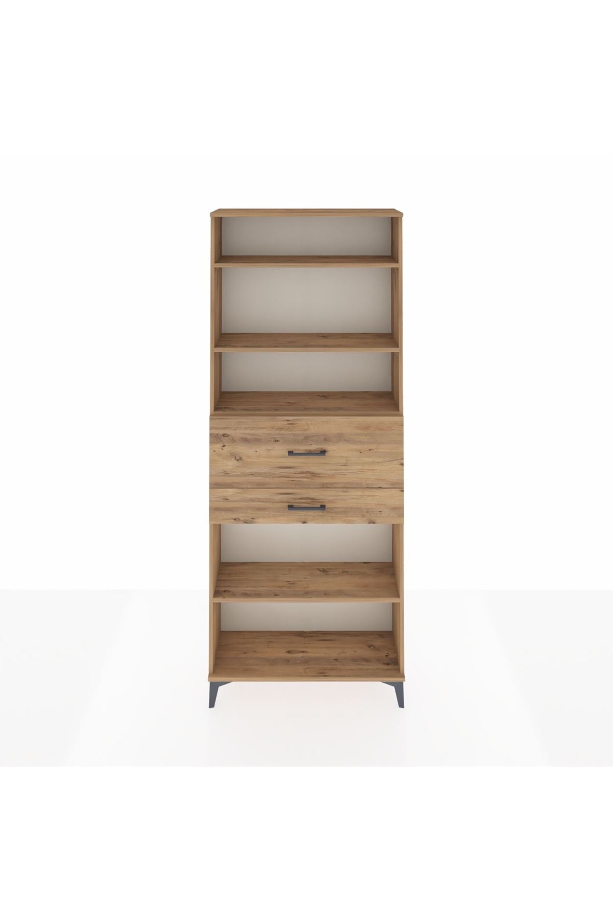 Arges Dolap 4 Raflı 2 Çekmeceli 88x30x221 - S30M177V9A