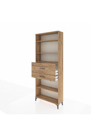 Arges Dolap 4 Raflı 2 Çekmeceli 88x30x221 - S30M177V9A