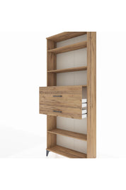 Arges Dolap 4 Raflı 2 Çekmeceli 88x30x221 - S30M177V9A