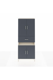 Arges Dolap 5 Raflı Tek Çekmeceli 4 Kapaklı 88x30x221 - S30M178V2A