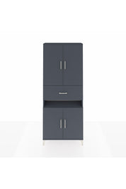Arges Dolap 5 Raflı Tek Çekmeceli 4 Kapaklı 88x30x221 - S30M178V5A
