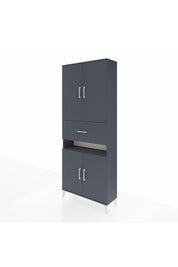 Arges Dolap 5 Raflı Tek Çekmeceli 4 Kapaklı 88x30x221 - S30M178V5A